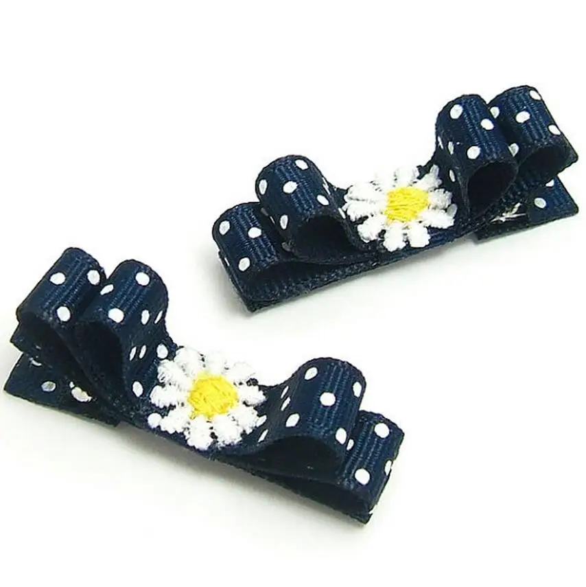 200pcs Ribbon Flower Hair Clip - Navy White Polka Dot - White Daisy Flower Applique Free Shipping
200pcs Ribbon Flower Hair Clip - Navy White Polka Dot - White Daisy Flower Applique Free Shipping