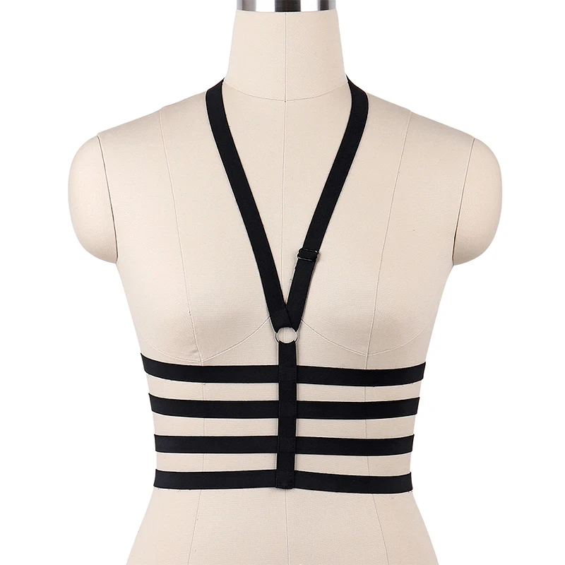 Women Body Harness Bra Crop Top Adjustable Cage Sexy Goth Harajuku Harness Belt Pentagram Lingerie Exotic Bra
Women Body Harness Bra Crop Top Adjustable Cage Sexy Goth Harajuku Harness Belt Pentagram Lingerie Exotic Bra