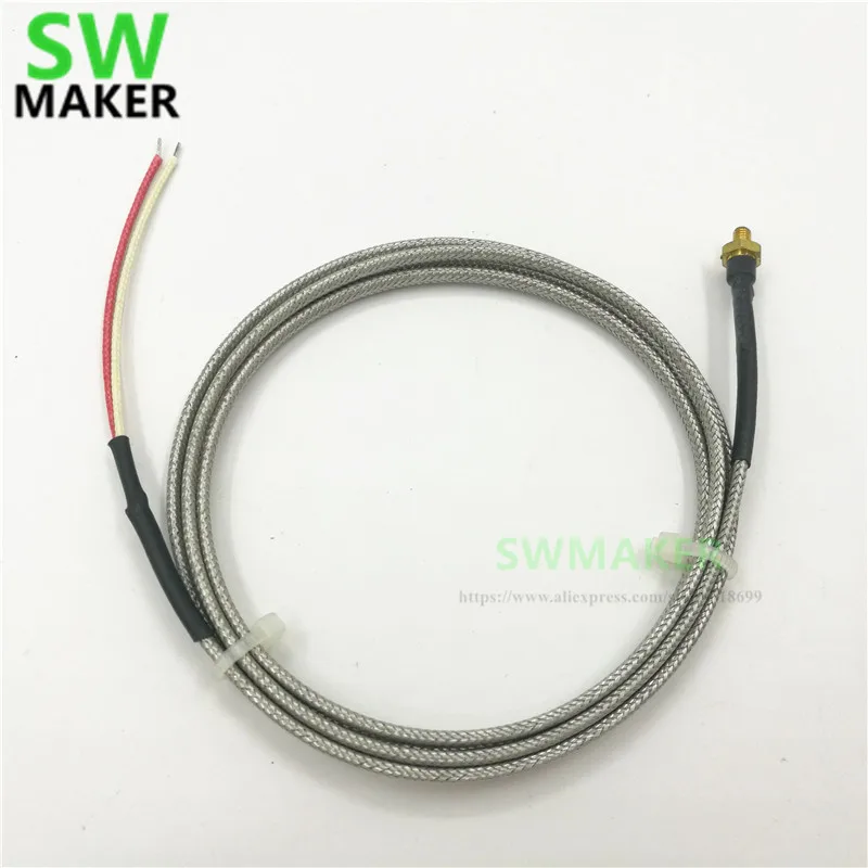 1pcs Replicator 2/2X M3 K type Thermocouple Thermistor sensor Shielding wire for Replicator 2 3D printer spare accessory
1pcs Replicator 2/2X M3 K type Thermocouple Thermistor sensor Shielding wire for Replicator 2 3D printer spare accessory