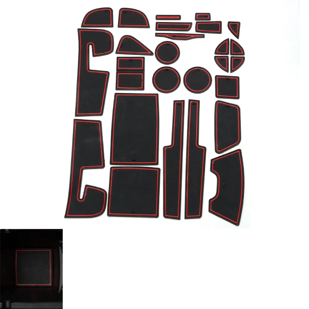 27pcs/set Non-slip Car Door Container box Mats Gate Slot Mat Cup Pads Cover Fits For Jeep Cherokee 2014-2016 Car Styling Covers
27pcs/set Non-slip Car Door Container box Mats Gate Slot Mat Cup Pads Cover Fits For Jeep Cherokee 2014-2016 Car Styling Covers