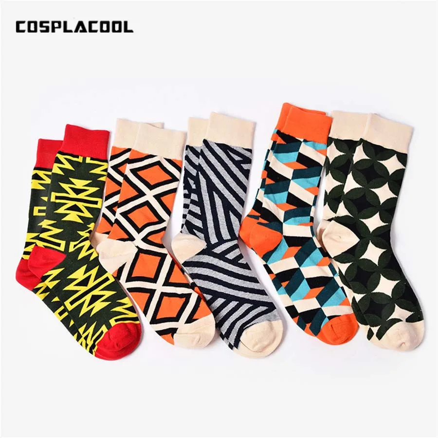 1 Pairs Funny Socks Chaussette Homme European Street Hit Color Hip Hop Socks Unisex USA Fashion Geometry Skateboard Meias Homens
1 Pairs Funny Socks Chaussette Homme European Street Hit Color Hip Hop Socks Unisex USA Fashion Geometry Skateboard Meias Homens