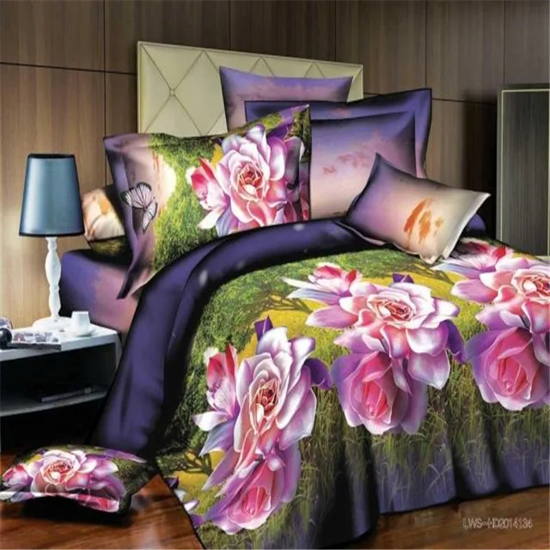 3D Bedclothes Wolf Leopard Tiger Lion Panda Flower 4pcs Bedding Sets King Or Queen Reactive Printset bedclothes duvet cover
3D Bedclothes Wolf Leopard Tiger Lion Panda Flower 4pcs Bedding Sets King Or Queen Reactive Printset bedclothes duvet cover