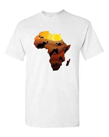 Printed T-Shirt Men New Fashion Cool Casual T Shirts Map Of The African Continent Africa Animals DT Adult T-Shirt Tee
Printed T-Shirt Men New Fashion Cool Casual T Shirts Map Of The African Continent Africa Animals DT Adult T-Shirt Tee