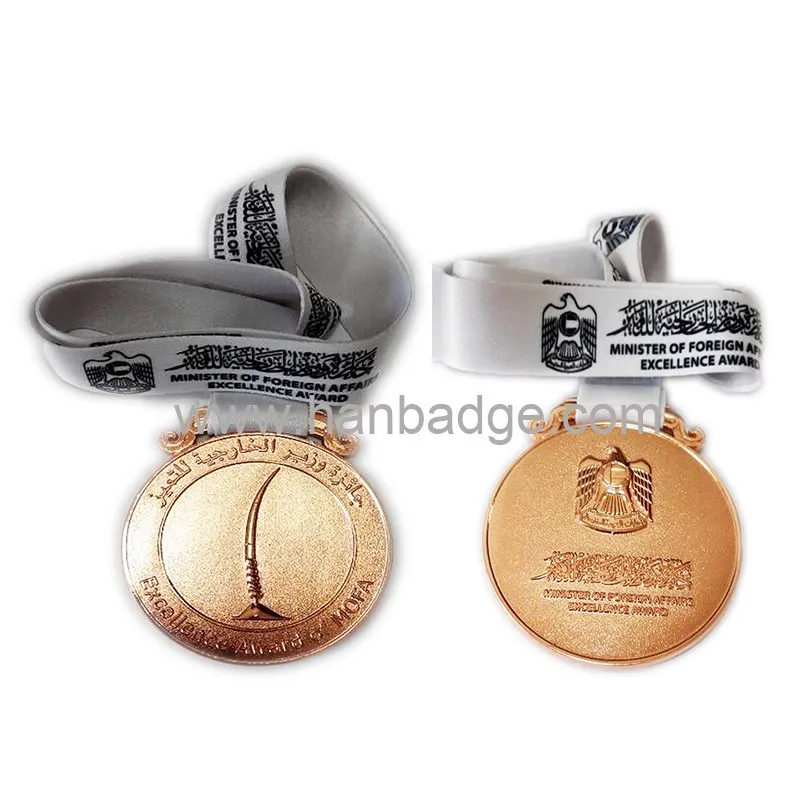Custom Sport Medals Customized Award Medallions With Neck Ribbon Designed Coin Badge
Custom Sport Medals Customized Award Medallions With Neck Ribbon Designed Coin Badge