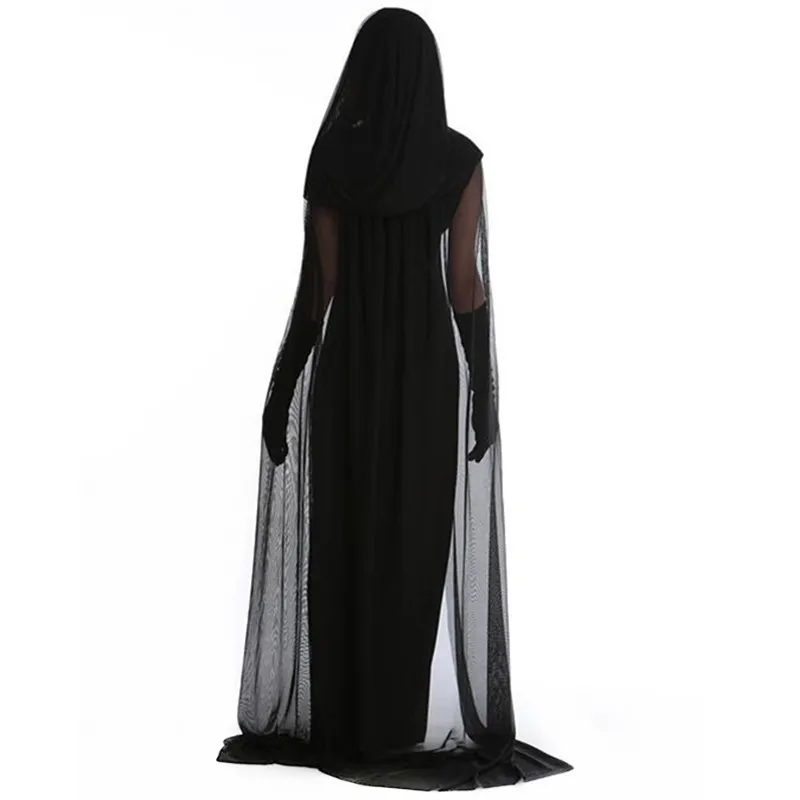 Adults Witch Costume Women Lady Black Long Dress Witch Cosplay Costumes Halloween Carnival Party Fancy Dress Decor Purim
Adults Witch Costume Women Lady Black Long Dress Witch Cosplay Costumes Halloween Carnival Party Fancy Dress Decor Purim