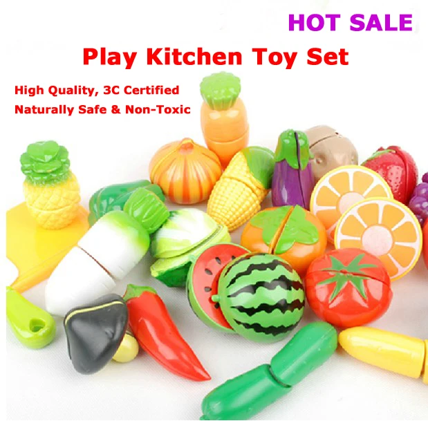 Baby kitchen toys plastic cutting vegetables fruit toys for children gift cozinha de brinquedo
Baby kitchen toys plastic cutting vegetables fruit toys for children gift cozinha de brinquedo
