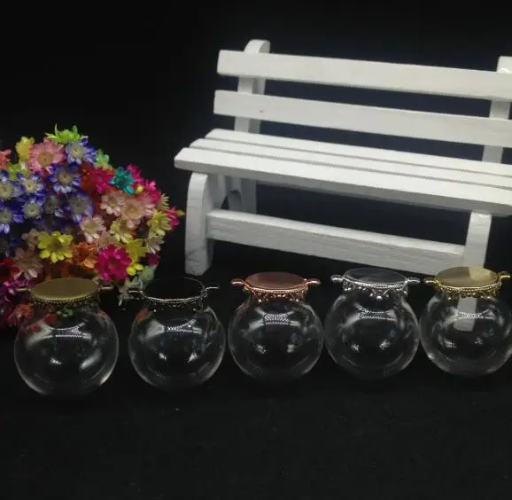 100sets/lot 25*15mm clear glass globe flower base glass wishing bottle vial pendant glass cove necklace pendant jewelry findings
100sets/lot 25*15mm clear glass globe flower base glass wishing bottle vial pendant glass cove necklace pendant jewelry findings