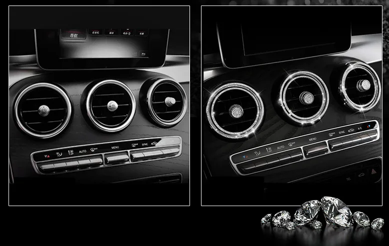 Car Styling Air Condition Outlet Cover Trim For Mercedes Benz C Class W205 GLC X523 Class Accessories
Car Styling Air Condition Outlet Cover Trim For Mercedes Benz C Class W205 GLC X523 Class Accessories