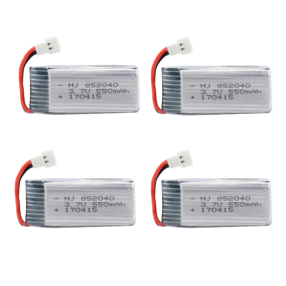 Фото 4 5 6 шт./лот 3 7 V 550mAh 25c Lipo батарея для JXD 523 523W JRC H43WH RC Quadcopter Drone|Детали и аксессуары| |