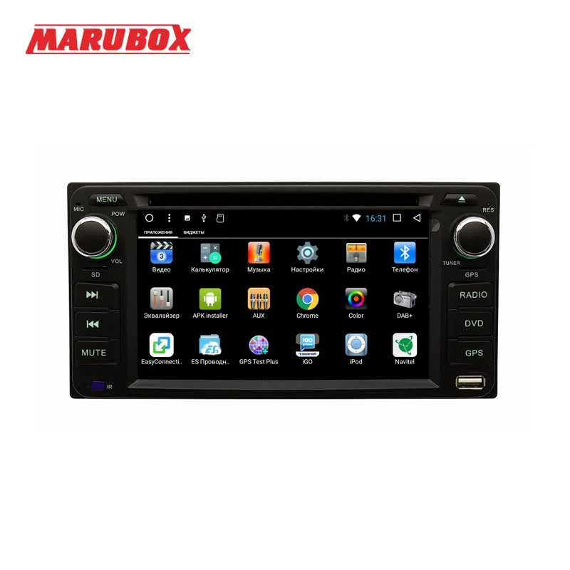 MARUBOX 6A100DT8 Штатная магнитола для Toyota Daihatsu универсальная 200 x 100 мм Android 8.1