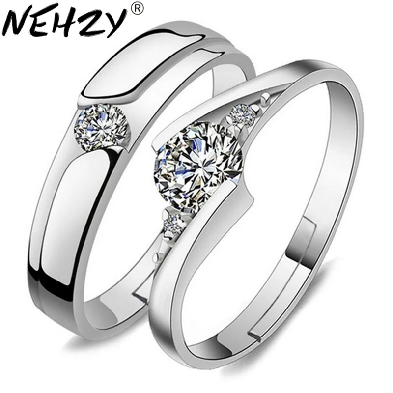 NEHZY S925 Stamp Ultra-flash crystal couple ring tenderness ring fashion jewelry ring to send his girlfriend to send his wife
NEHZY S925 Stamp Ultra-flash crystal couple ring tenderness ring fashion jewelry ring to send his girlfriend to send his wife