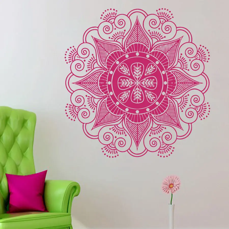 22in*22in Wall Decals Mandala Yoga Ornament Indian Decal Vinyl Sticker Home Decor adesivo de parede Mural D-076
22in*22in Wall Decals Mandala Yoga Ornament Indian Decal Vinyl Sticker Home Decor adesivo de parede Mural D-076