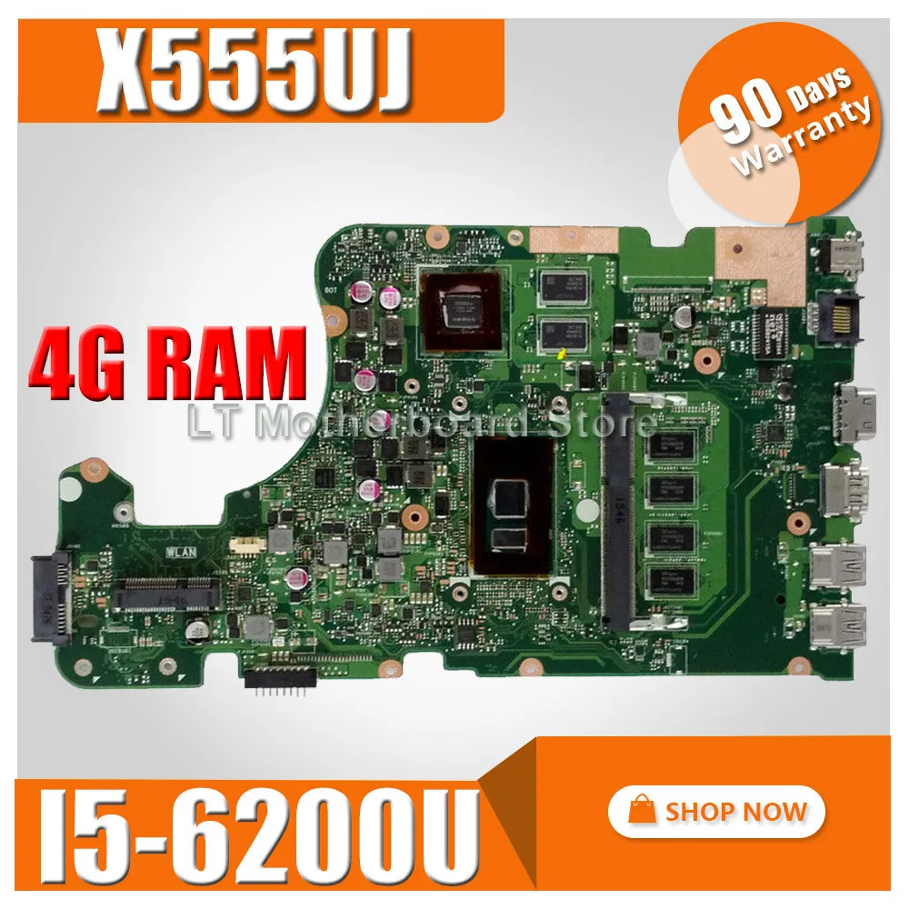 X555UJ материнская плата I5-6200U 4G RAM для For Asus X555UJ X555UF F555U X555U материнская плата для ноутбука X555UJ материнская плата X555UJ материнская плата
X555UJ материнская плата I5-6200U 4G RAM для For Asus X555UJ X555UF F555U X555U материнская плата для ноутбука X555UJ материнская плата X555UJ материнская плата
