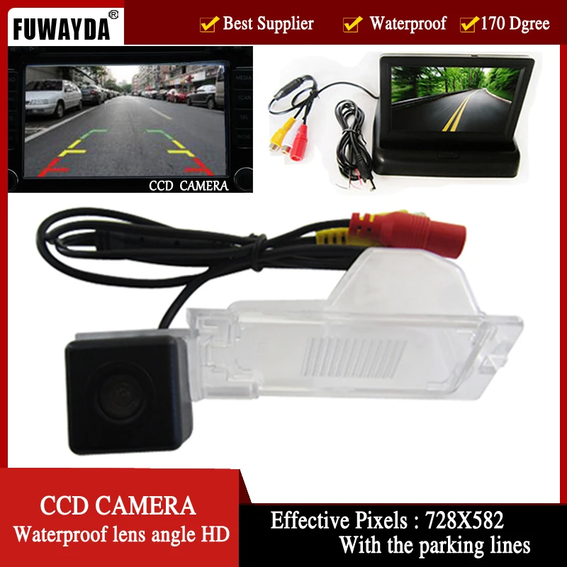 Цветная CCD Автомобильная камера заднего вида FUWAYDA для Ford Edge Escape Mercury Mariner, с 4,3 дюймовым складным ЖК-монитором TFT HD
Цветная CCD Автомобильная камера заднего вида FUWAYDA для Ford Edge Escape Mercury Mariner, с 4,3 дюймовым складным ЖК-монитором TFT HD