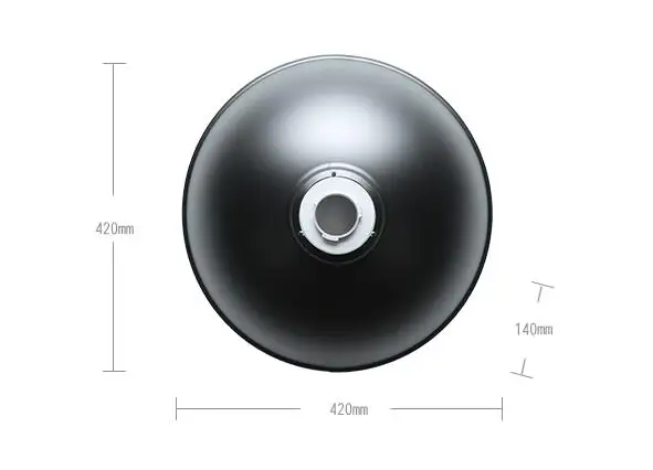 Godox AD-H4 42cm 16.5 Inch Speedlite Flash Beauty Dish Reflector for Godox Witstro AD600 AD600M (Don't include the Grid)
Godox AD-H4 42cm 16.5 Inch Speedlite Flash Beauty Dish Reflector for Godox Witstro AD600 AD600M (Don't include the Grid)