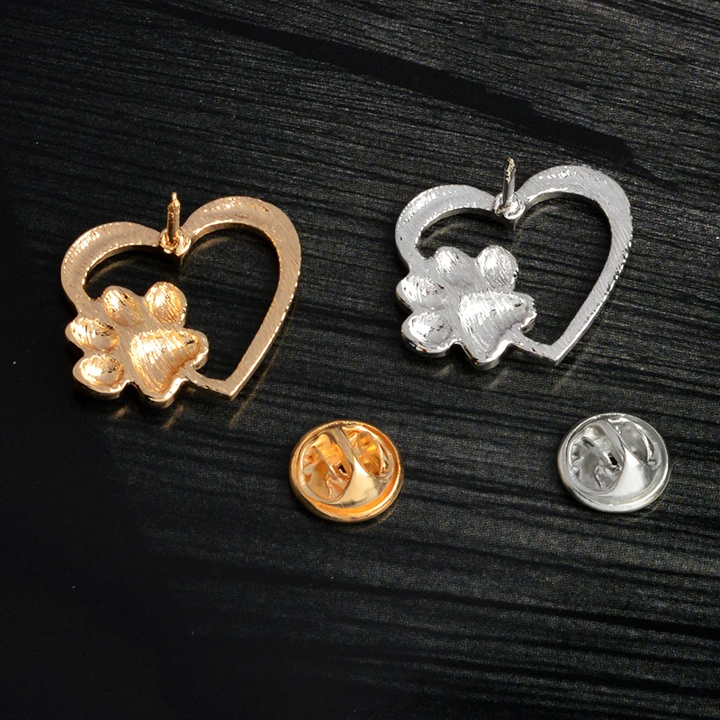 Love animal Brooches Paw in heart lapel Pin Badge Minimalism color Dog Cat Paws Shirt bag Jackets Jewelry for Women Girl Kids
Love animal Brooches Paw in heart lapel Pin Badge Minimalism color Dog Cat Paws Shirt bag Jackets Jewelry for Women Girl Kids
