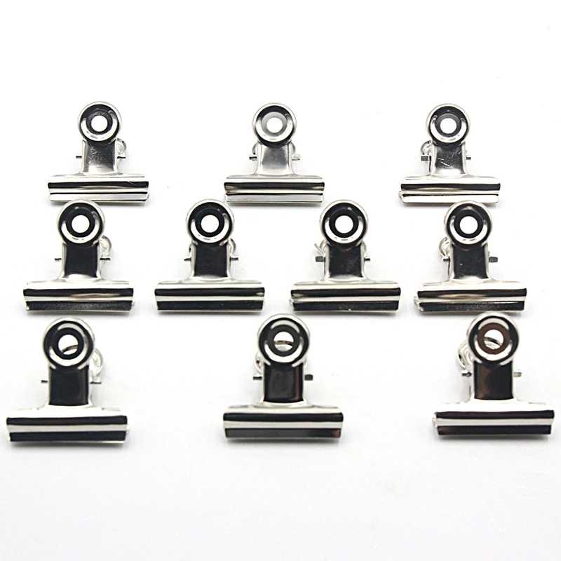 10PCS New Affordable Silver Tone Metal Office Paper Document Binder Clips 30mm
10PCS New Affordable Silver Tone Metal Office Paper Document Binder Clips 30mm