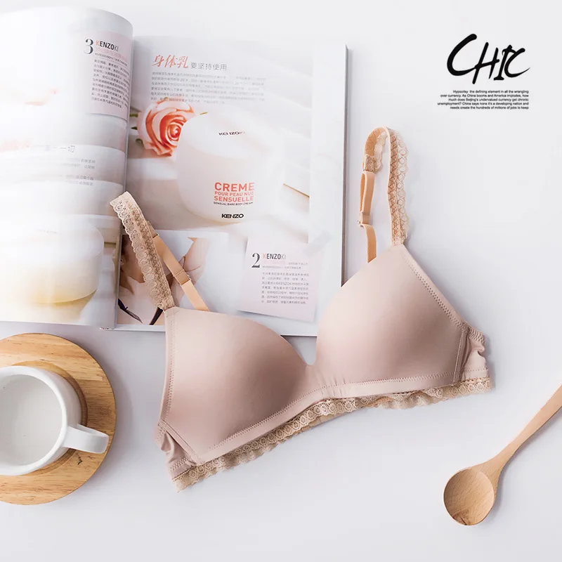 Women's bra plus size bralette spring new Spanish erect cotton one-piece wire free lace bra
Women's bra plus size bralette spring new Spanish erect cotton one-piece wire free lace bra