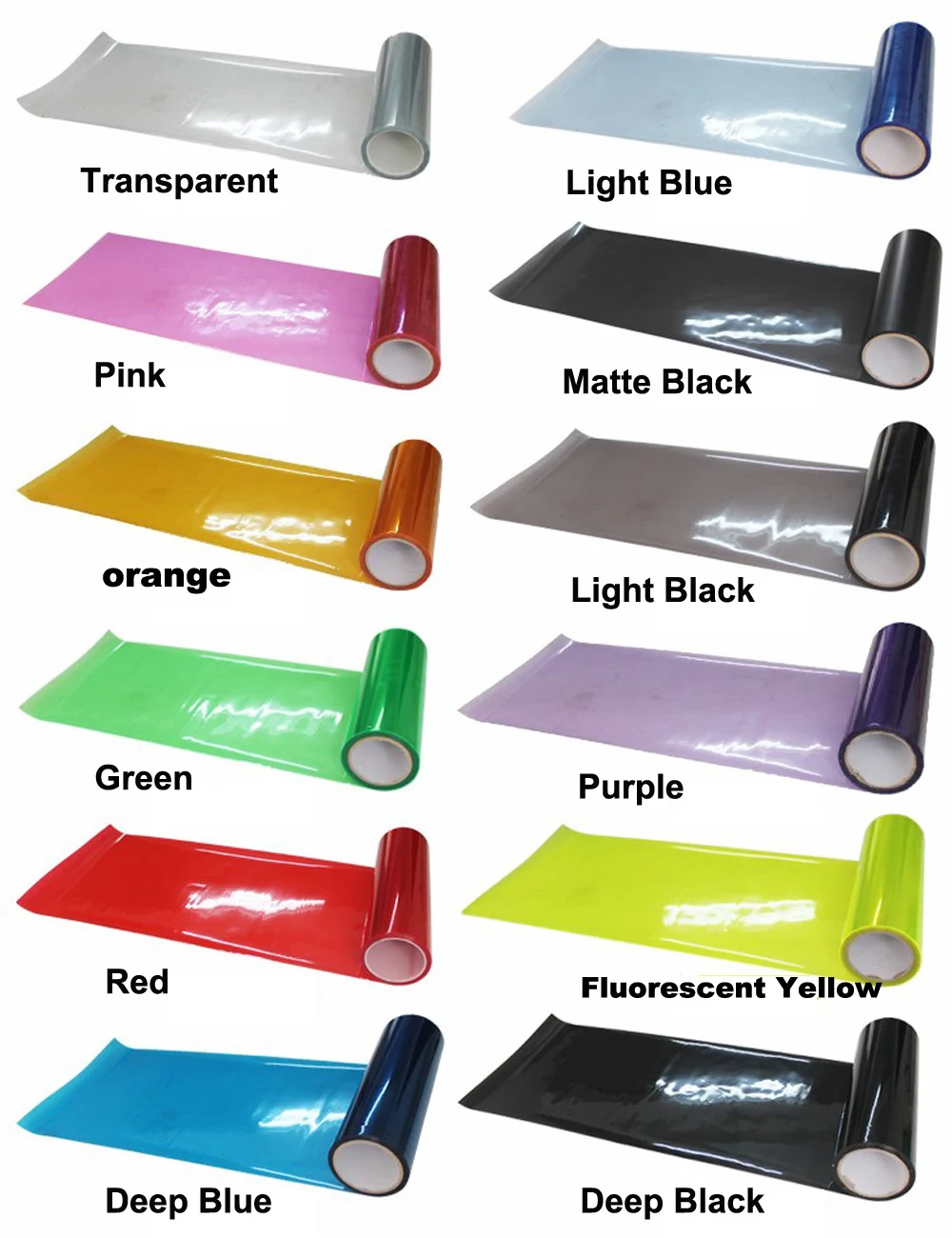 Car Headlight Tint 10m/roll Yellow Fog Light Film Smoke Headlight Taillight Tint Vinyl Film
Car Headlight Tint 10m/roll Yellow Fog Light Film Smoke Headlight Taillight Tint Vinyl Film
