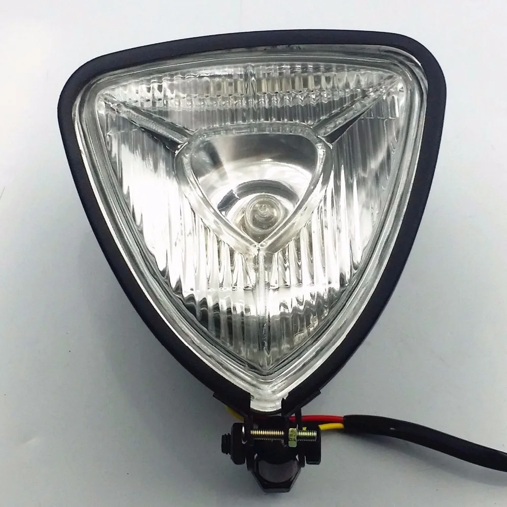 Black Triangle Headlight For Harley Honda Kawasaki Suzuki Yamaha Bobber Choppers Cruiser Chopper Cafe Racer Old School Bobber
Black Triangle Headlight For Harley Honda Kawasaki Suzuki Yamaha Bobber Choppers Cruiser Chopper Cafe Racer Old School Bobber