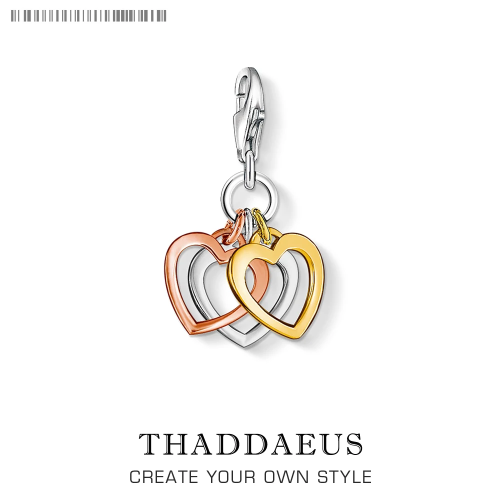 Simple Trendy 925 Sterling Silver Three Heart Pendant Charm Fashion Women Lovely Valentine Gift Fit Statement Necklace Jewelry
Simple Trendy 925 Sterling Silver Three Heart Pendant Charm Fashion Women Lovely Valentine Gift Fit Statement Necklace Jewelry