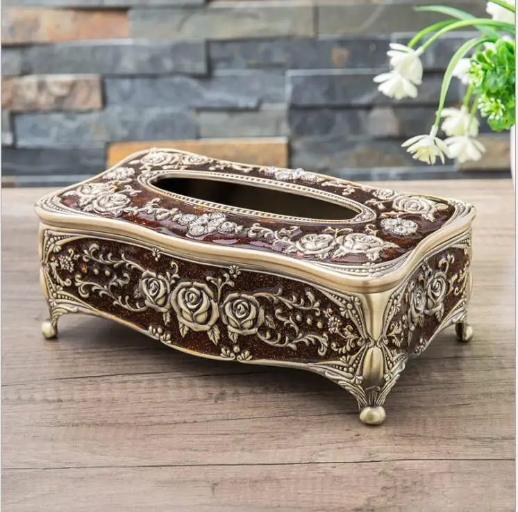 High quality europe flower carved metal tissue box napkin holder tissue holder tissue dispenser for table decoration ZJH071
High quality europe flower carved metal tissue box napkin holder tissue holder tissue dispenser for table decoration ZJH071