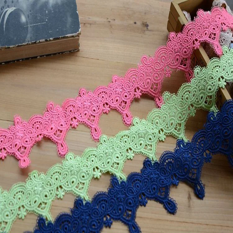 (10 yards/lot) Water soluble embroidered lace trimming fabric width 7cm Free shipping-MNTY
(10 yards/lot) Water soluble embroidered lace trimming fabric width 7cm Free shipping-MNTY
