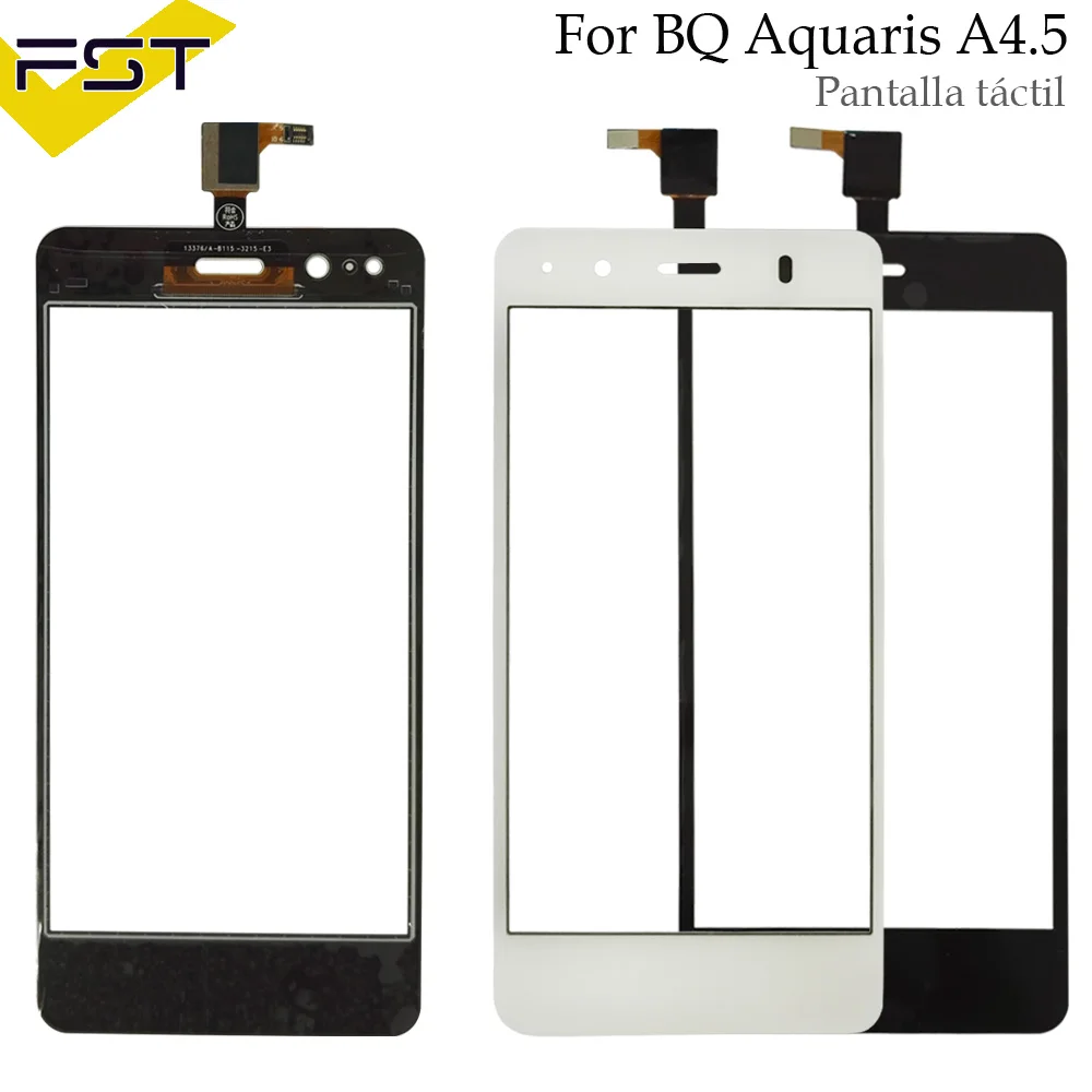 Черно-белый сенсорный экран для BQ Aquaris A4.5 дигитайзер стеклянная сенсорная панель