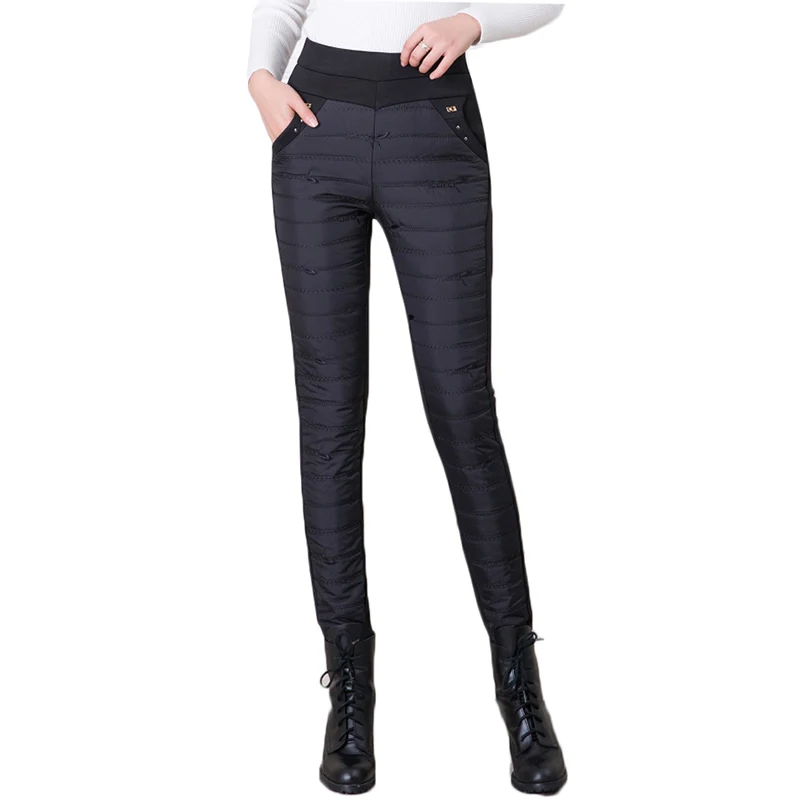 Plus Size Down Cotton Padded Womens Winter Pants High Waist Slim Casual Pencil Trousers Winter Elastic Waist Skinny Warm Pants
Plus Size Down Cotton Padded Womens Winter Pants High Waist Slim Casual Pencil Trousers Winter Elastic Waist Skinny Warm Pants
