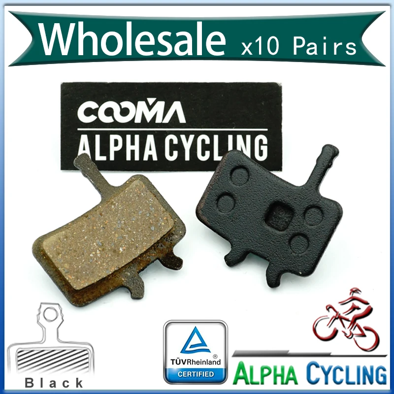 Bicycle Disc Brake pads for Avid BB7, All Juicy 3 5 7 Ultimate Models Disc Brake, 10 Pr, RESIN Black, BP002
Bicycle Disc Brake pads for Avid BB7, All Juicy 3 5 7 Ultimate Models Disc Brake, 10 Pr, RESIN Black, BP002
