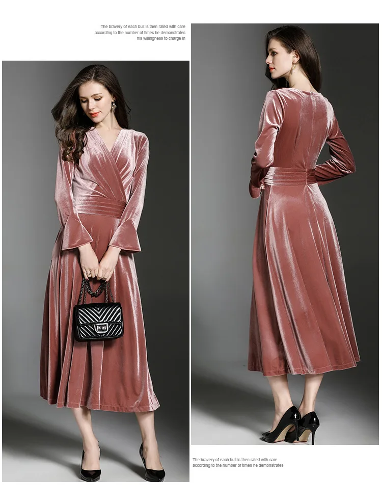 High Quality Women Velvet Dress 2019 Spring Winter Slim Pencil Party Dress Elegant Female Slim Solid OL Work Dresses 2XL SLM-21
High Quality Women Velvet Dress 2019 Spring Winter Slim Pencil Party Dress Elegant Female Slim Solid OL Work Dresses 2XL SLM-21