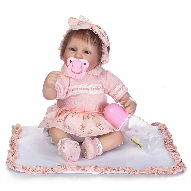 Новинка 2017 Лидер продаж Реалистичная кукла-реборн NPK с розовым костюмом оптовая