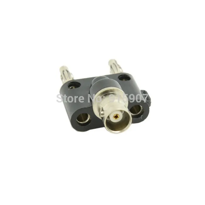 Cablecc CY BNC Female Jack to Two Dual Banana Male Plug Pin RF Splitter Connector Adapter
Cablecc CY BNC Female Jack to Two Dual Banana Male Plug Pin RF Splitter Connector Adapter