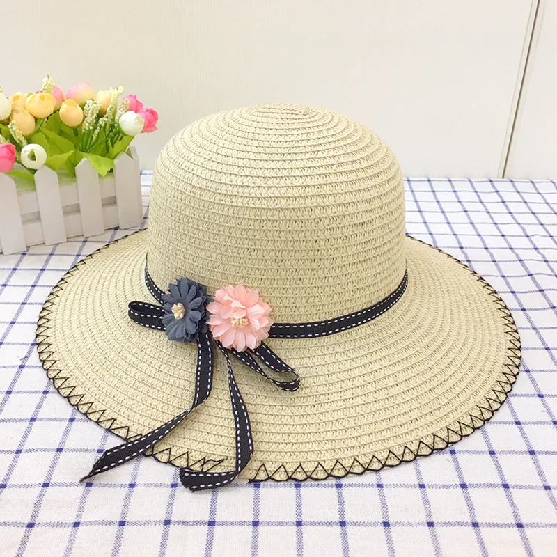 Summer Sunhats Flower Knitted Sunshade Hat Parents and Children Sunscreen Outing Straw Ladies Cap Princess Sunhat Wholesale H027
Summer Sunhats Flower Knitted Sunshade Hat Parents and Children Sunscreen Outing Straw Ladies Cap Princess Sunhat Wholesale H027