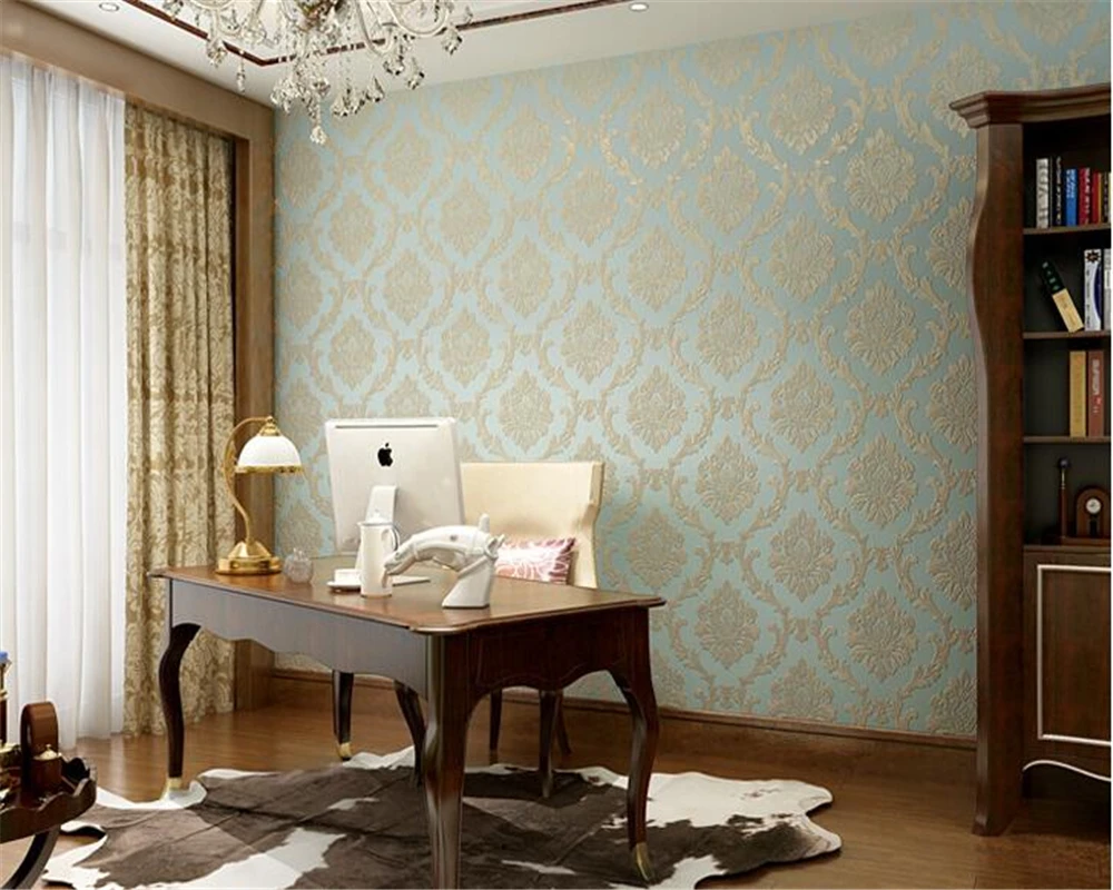 beibehang New Exquisite Embossed Nonwoven Wallpaper European Pattern Living Room Bedroom TV Background wallpaper for walls 3 d
beibehang New Exquisite Embossed Nonwoven Wallpaper European Pattern Living Room Bedroom TV Background wallpaper for walls 3 d