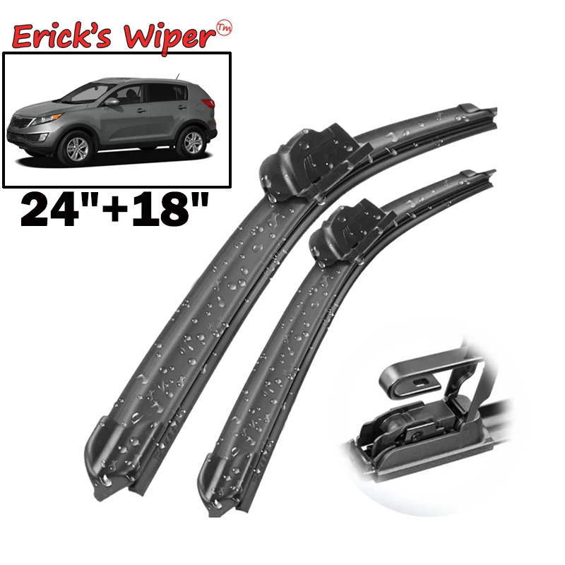 Erick's Wiper LHD Front Wiper Blades For Kia Sportage SL 2010 - 2014 Windshield Windscreen Window Rain Brushes 24"+18"
Erick's Wiper LHD Front Wiper Blades For Kia Sportage SL 2010 - 2014 Windshield Windscreen Window Rain Brushes 24"+18"