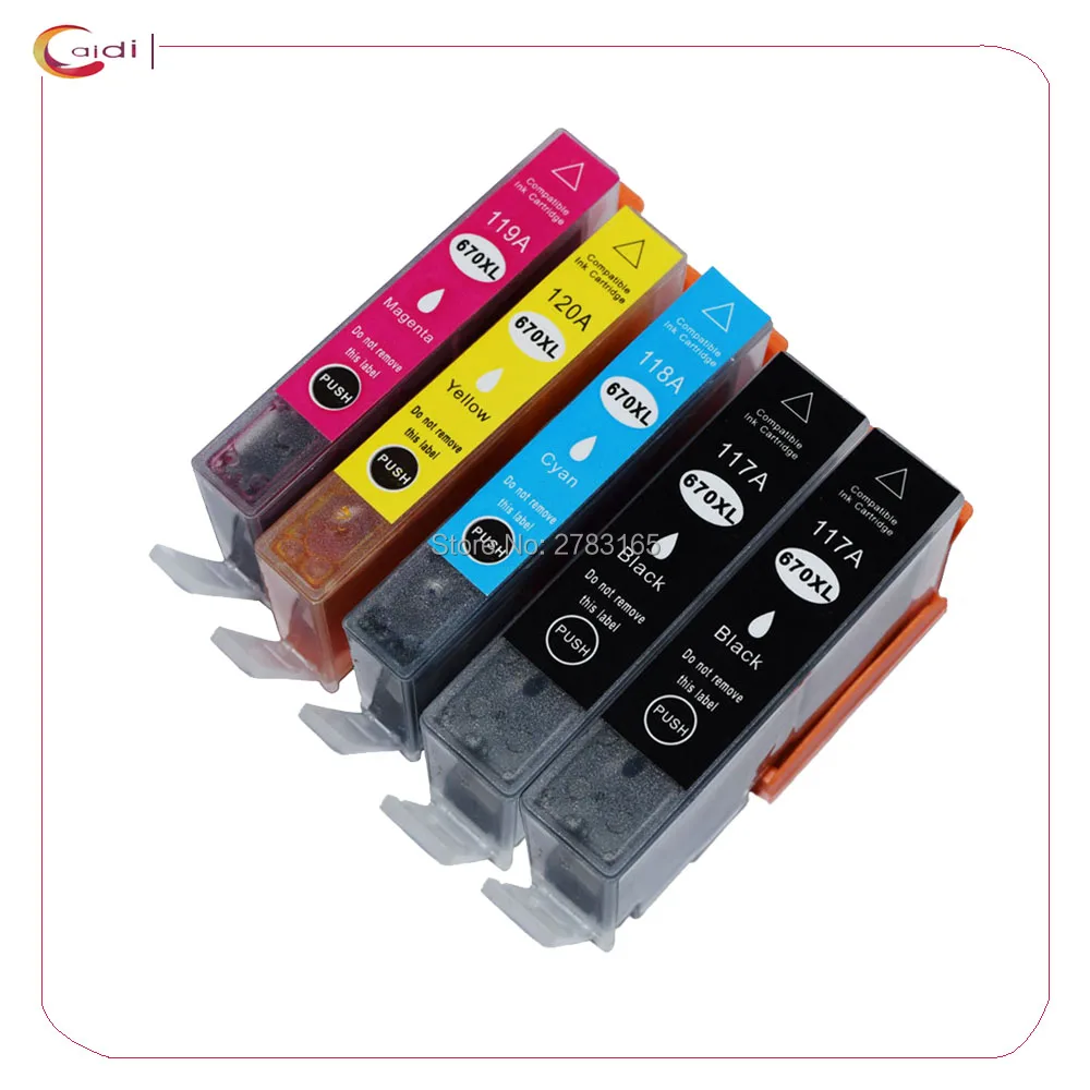 Compatible For Hp HP670 670XL Deskjet Advantage3525 4615 Ink Cartridge CZ117AL-CZ120AL Inkjet
Compatible For Hp HP670 670XL Deskjet Advantage3525 4615 Ink Cartridge CZ117AL-CZ120AL Inkjet