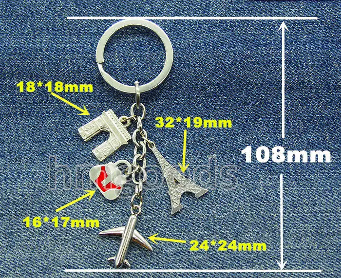New Eiffel Tower Hot style Triumphal arch Silver Key Ring Keychain Llaveros Chaveiros Trip Souvenir Characteristic Unisex k25006
New Eiffel Tower Hot style Triumphal arch Silver Key Ring Keychain Llaveros Chaveiros Trip Souvenir Characteristic Unisex k25006