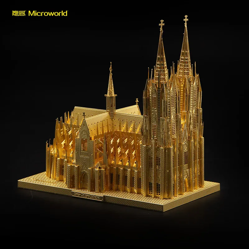 MICROWORLD Cologne Cathedral 3D Metal Puzzle 5 Piece Metal Gold Silver Adult Child Education Collection Toys
MICROWORLD Cologne Cathedral 3D Metal Puzzle 5 Piece Metal Gold Silver Adult Child Education Collection Toys