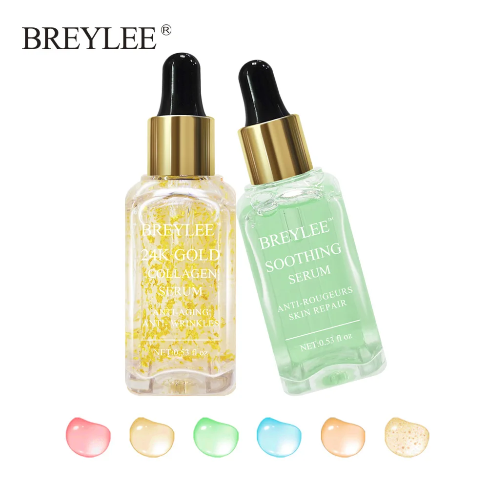 BREYLEE 24k Gold Serum Collagen 2pcs Lifting Firming Face Skin Care Collagen Whitening Anti-aging Wrinkle Moisturizing Essence
BREYLEE 24k Gold Serum Collagen 2pcs Lifting Firming Face Skin Care Collagen Whitening Anti-aging Wrinkle Moisturizing Essence