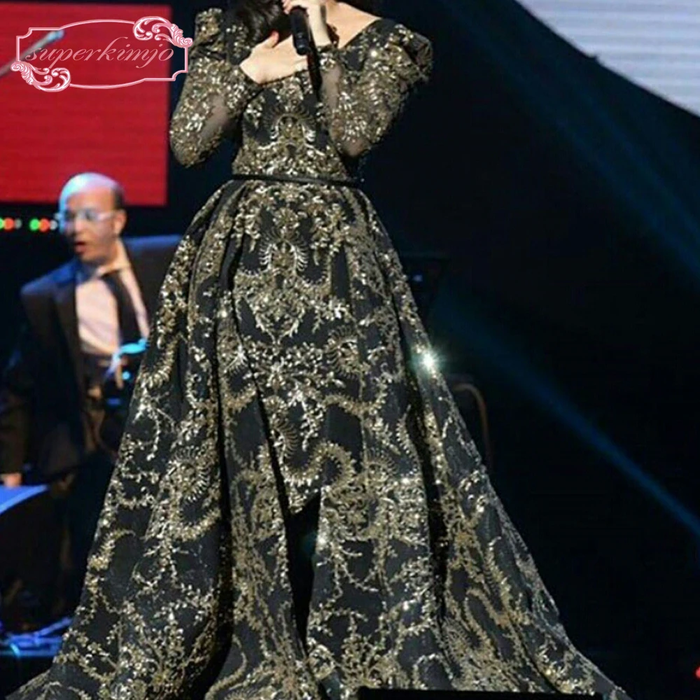 detachable evening dresses v neck celebrity dress gold sequins long sleeve black evening gowns 2 pieces prom dress
detachable evening dresses v neck celebrity dress gold sequins long sleeve black evening gowns 2 pieces prom dress