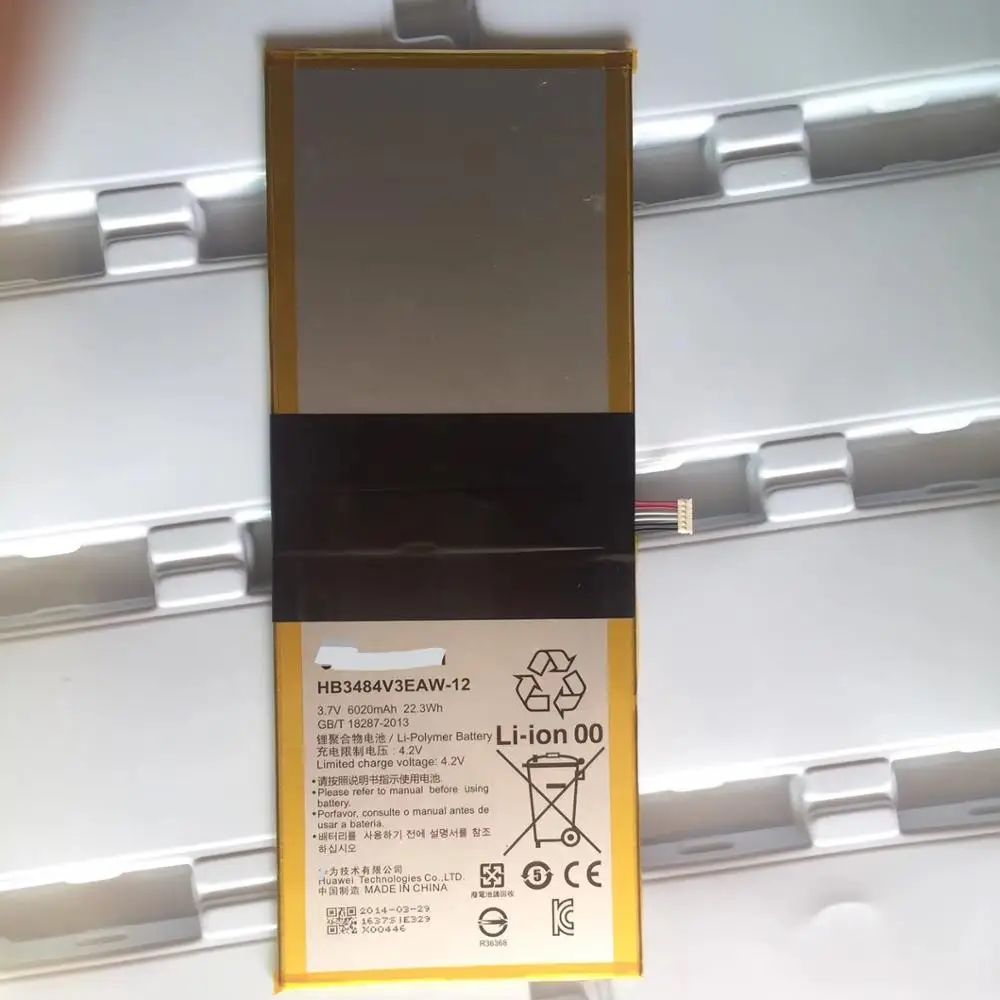 For HUAWEI HB3484V3EAW-12 flat panel battery S10-201WA HB3X1 6200 built-in battery
For HUAWEI HB3484V3EAW-12 flat panel battery S10-201WA HB3X1 6200 built-in battery