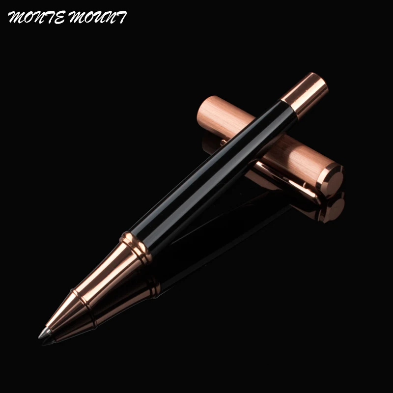 Luxury Black and rose gold roller ball pen 4 Color Gel Pens black Ink Office School Supplies Canetas Escolar Metal gift pen
Luxury Black and rose gold roller ball pen 4 Color Gel Pens black Ink Office School Supplies Canetas Escolar Metal gift pen