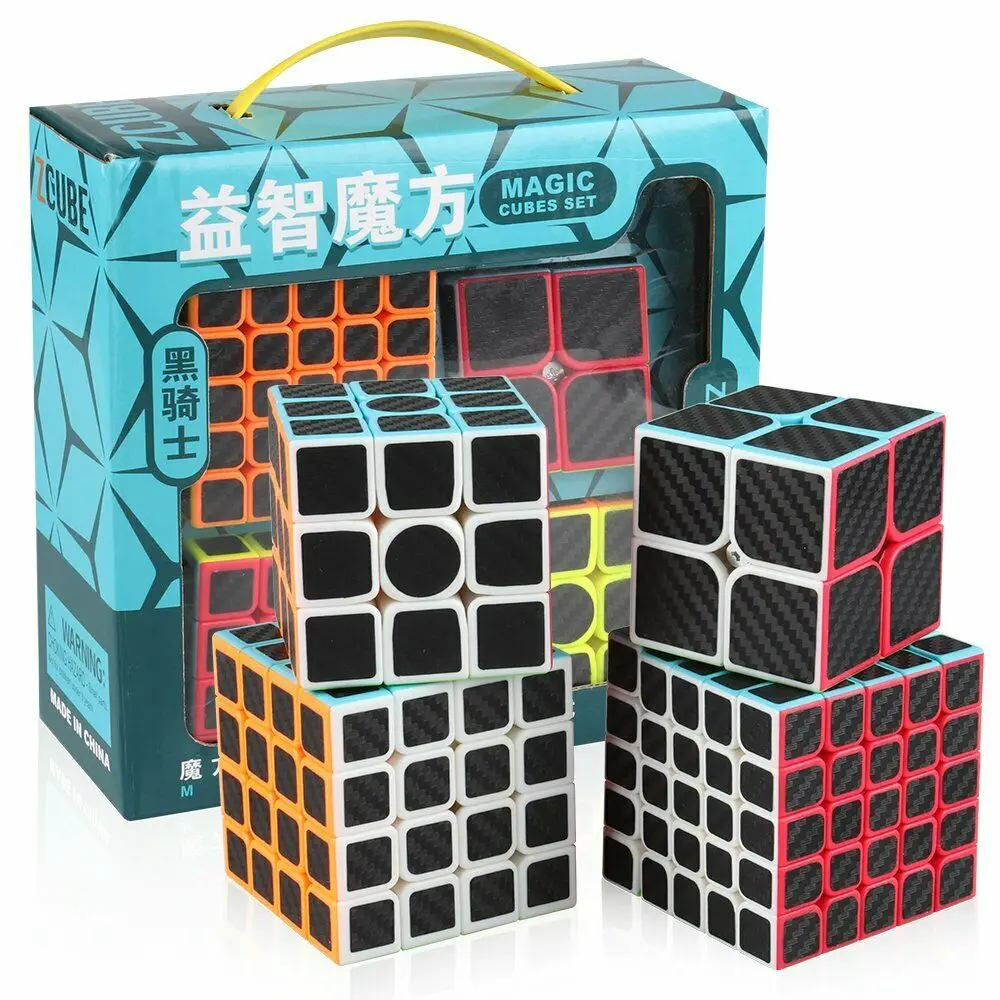 Набор Zcube из углеродного волокна 2x2x2 3x3x3 4x4x4 5x5x5 скоростной магический куб набор 4 упаковки головоломка твист безопасный ABS профессиональная и...
Набор Zcube из углеродного волокна 2x2x2 3x3x3 4x4x4 5x5x5 скоростной магический куб набор 4 упаковки головоломка твист безопасный ABS профессиональная и...