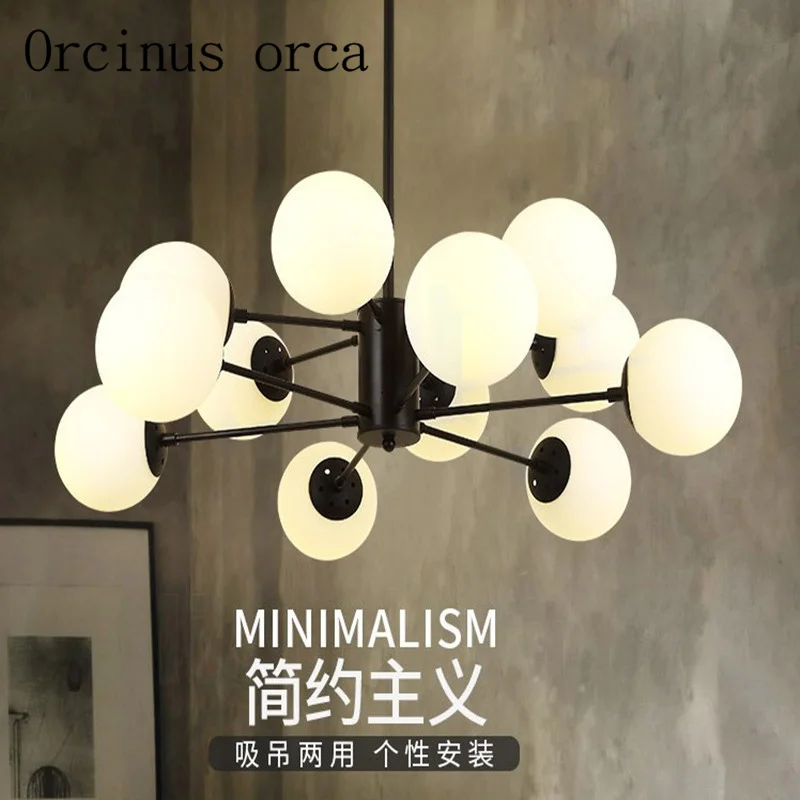 The Nordic minimalist creative clothing store room chandelier Beanstalk restaurant art Wrought molecule Chandelier
The Nordic minimalist creative clothing store room chandelier Beanstalk restaurant art Wrought molecule Chandelier