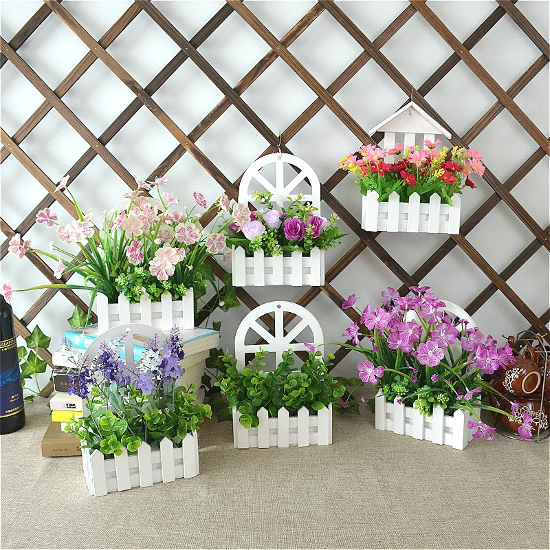 Flower Arranging White Wood Fence wall Decorative Flowerpot Shooting Props Hanging Wooden Flowerpot Wedding Garden Decoration
Flower Arranging White Wood Fence wall Decorative Flowerpot Shooting Props Hanging Wooden Flowerpot Wedding Garden Decoration