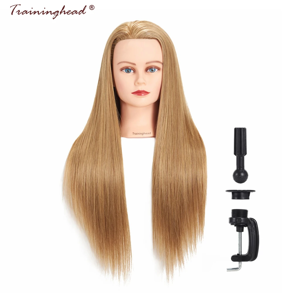 Traininghead 26 28 &quotМанекен волос головки для парики парикмахерских Обучение Кукла