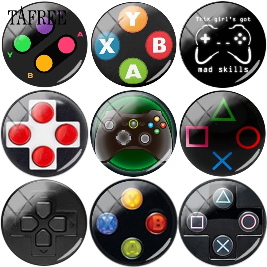 TAFREE Keep Calm And Game On Picture Game Machine 12- 20mm Glass Cabochon Dome Cameo Pendant DIY Ornament
TAFREE Keep Calm And Game On Picture Game Machine 12- 20mm Glass Cabochon Dome Cameo Pendant DIY Ornament