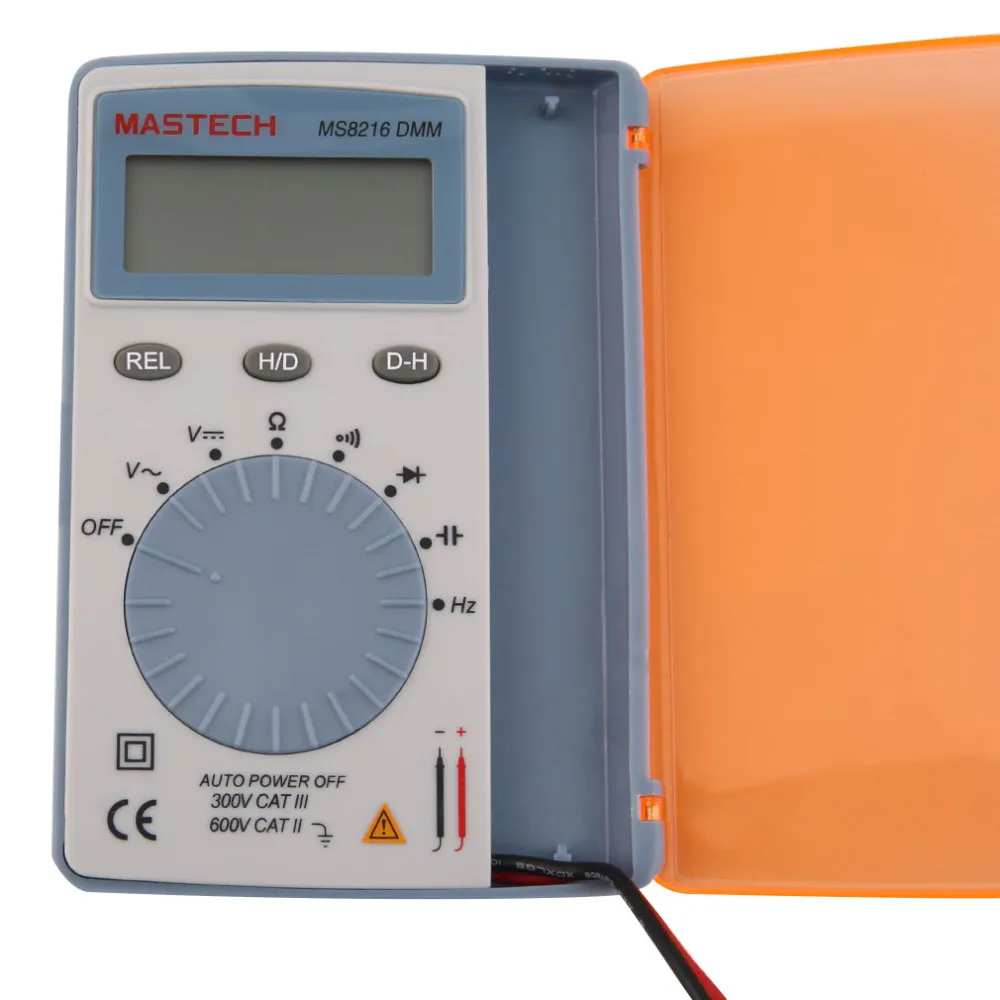 MASTECH MS8216 карманный цифровой мультиметр хранение данных 4000 отсчетов Автозапуск ЖК-дисплей AC/DC напряжение DMM тестер детектор с диодом
MASTECH MS8216 карманный цифровой мультиметр хранение данных 4000 отсчетов Автозапуск ЖК-дисплей AC/DC напряжение DMM тестер детектор с диодом