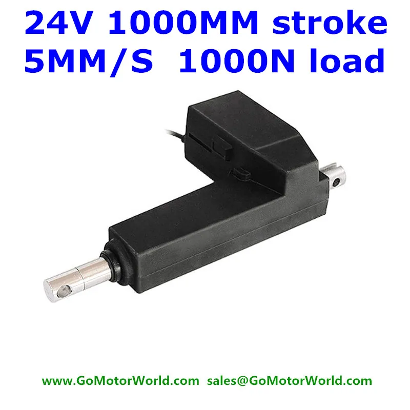 24V 5MM/S 1000mm 40 inch stroke 1000N 100KG load electric linear actuator free shipping
24V 5MM/S 1000mm 40 inch stroke 1000N 100KG load electric linear actuator free shipping